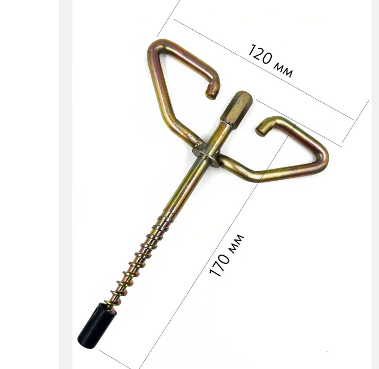 Ввертыши под шуруповерт, для зимней палатки, 170 мм