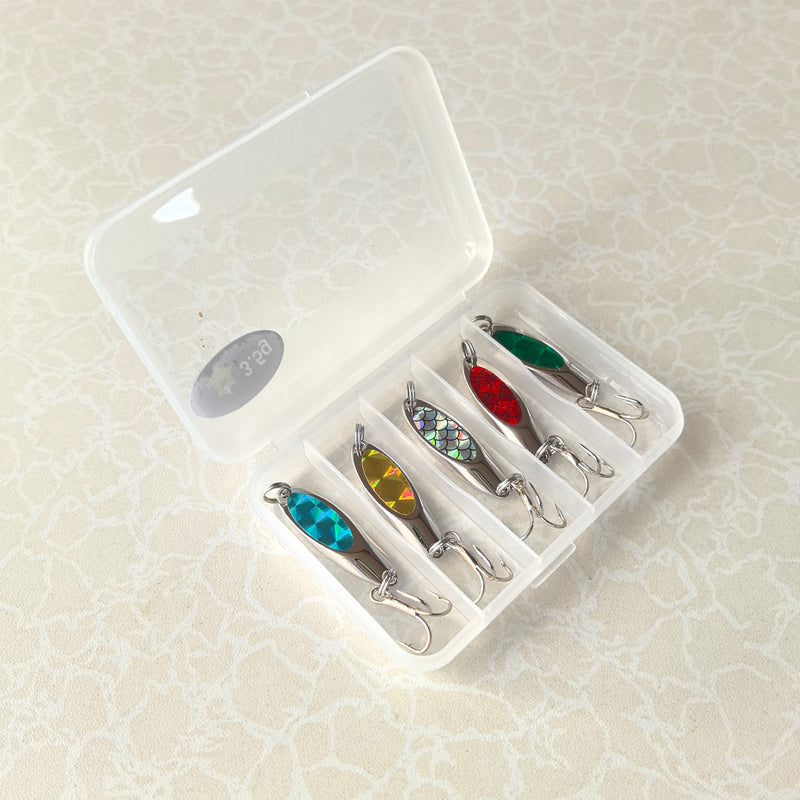 кастмастер зимный набор с каробка 3,5g 5шт/уп