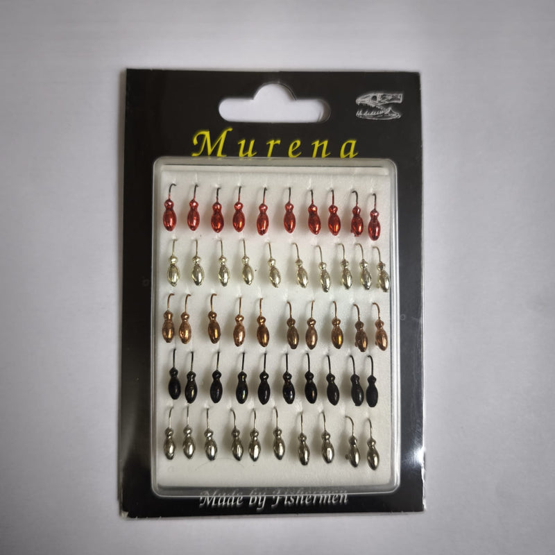 Мормышка особая «щелкун»/2 с ушк. ассорт. набор (уп.50шт)
