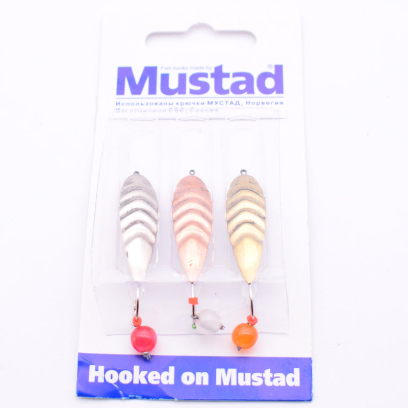 Блесна Mustad 3шт/уп №17-5.5g