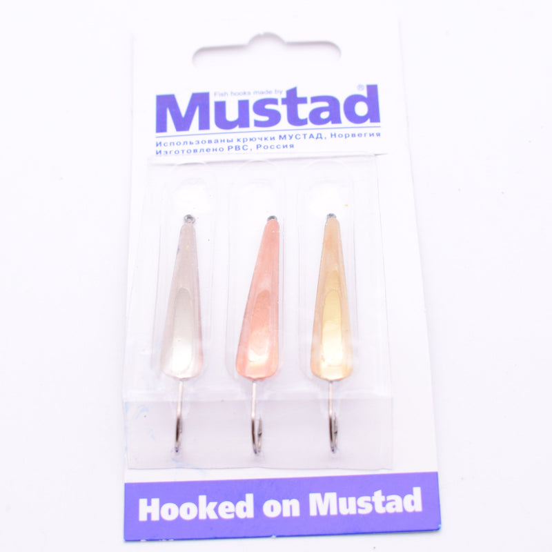 Блесна Mustad 3шт/уп №30-3.8g