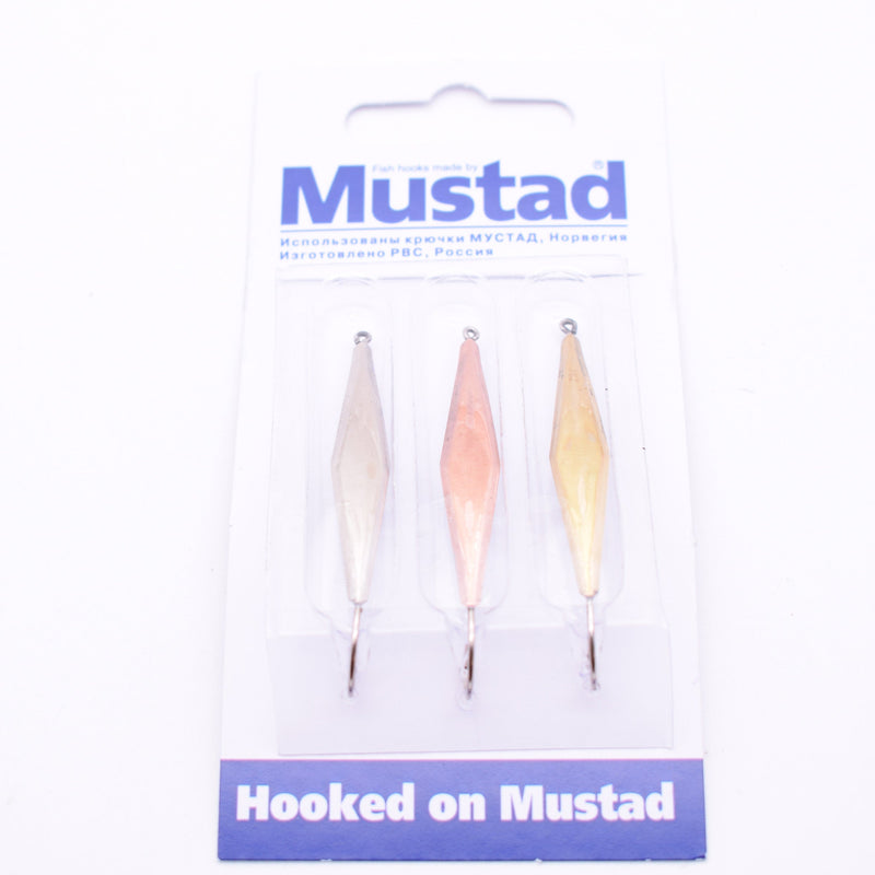 Блесна Mustad 3шт/уп №45-3.0g