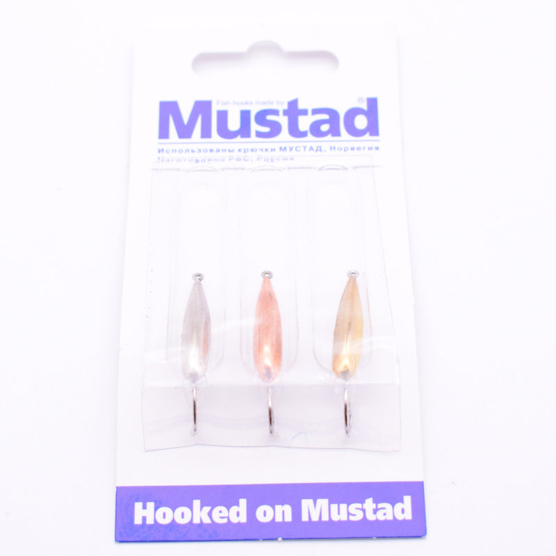 Блесна Mustad 3шт/уп №61-2.2g