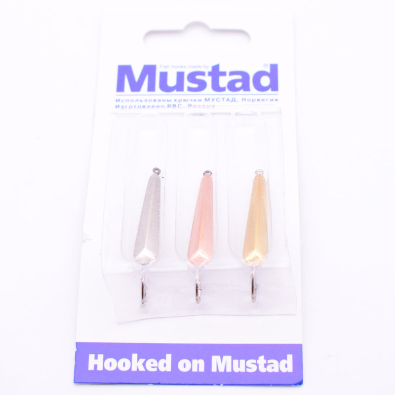 Блесна Mustad 3шт/уп №65-2.3g